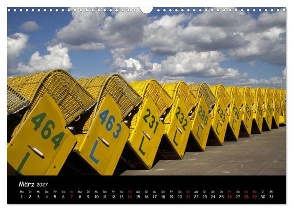 Produktbild: An der Nordseek&uuml;ste... (Wandkalender 2027 DIN A3 quer), CALVENDO Monatskalender