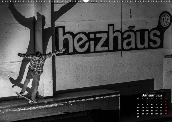 Produktbild: Auf dem Skateboard (Wandkalender 2022 DIN A2 quer)