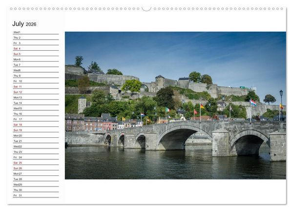 Produktbild: Belgium in pictures (High Quality Premium Wall Calendar 2026 DIN A2 landscape),CALVENDO 12 Month Wall Calendar