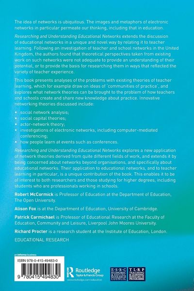 Produktbild: Researching and Understanding Educational Networks
