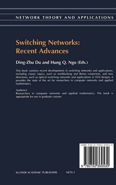 Produktbild: Switching Networks: Recent Advances