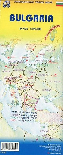 Produktbild: Bulgaria Travel Reference Map