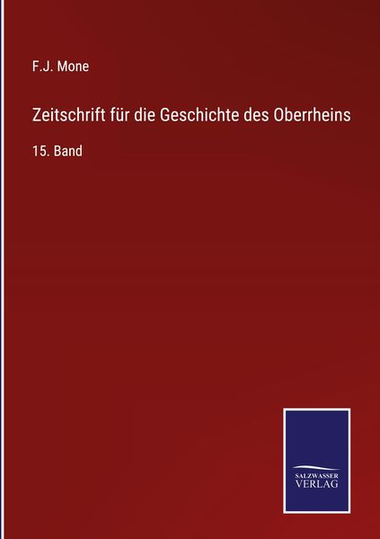 Produktbild: Zeitschrift f&uuml;r die Geschichte des Oberrheins