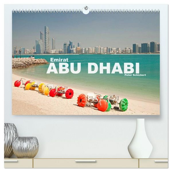 Produktbild: Emirat Abu Dhabi (hochwertiger Premium Wandkalender 2026 DIN A2 quer), Kunstdruck in Hochglanz