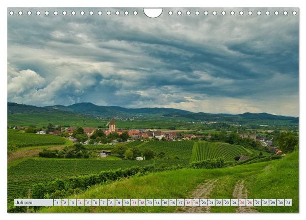Produktbild: Weinregion Kaiserstuhl (Wandkalender 2026 DIN A4 quer), CALVENDO Monatskalender