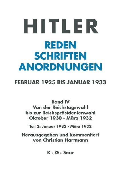 Produktbild: Januar bis M&auml;rz 1932