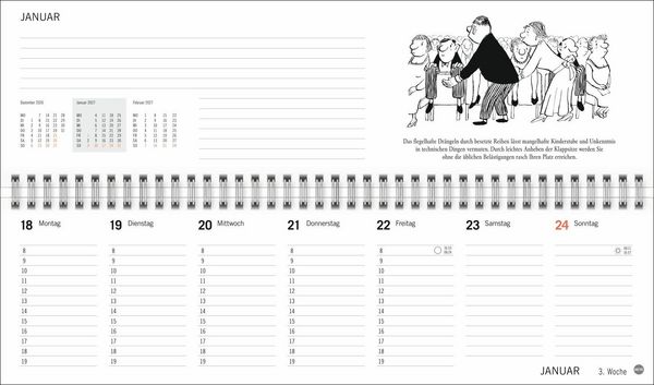 Produktbild: Loriot B&uuml;roplaner 2027