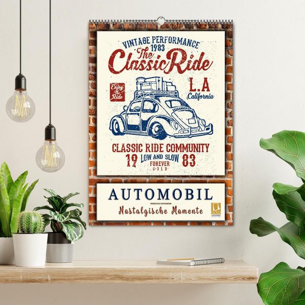 Produktbild: Automobil - nostalgische Momente (Wandkalender 2026 DIN A2 hoch), CALVENDO Monatskalender