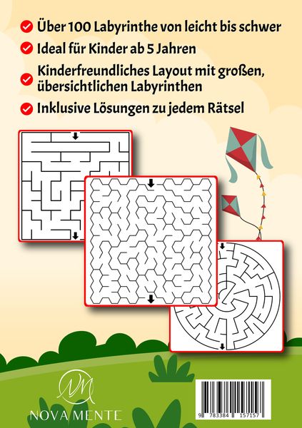 Produktbild: Labyrinthe f&uuml;r Kinder ab 5 Jahren - Band 7