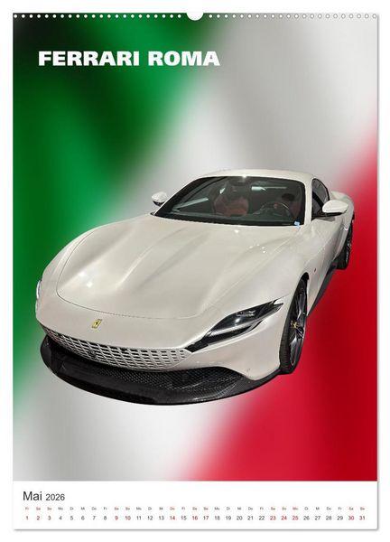 Produktbild: Il Mondo Ferrari (hochwertiger Premium Wandkalender 2026 DIN A2 hoch), Kunstdruck in Hochglanz