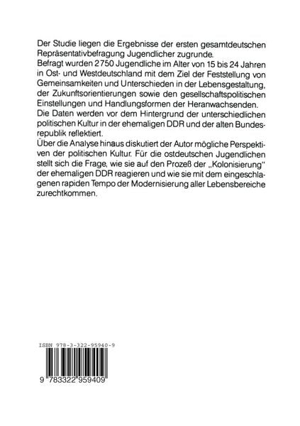 Produktbild: Jugend und Politik in Deutschland