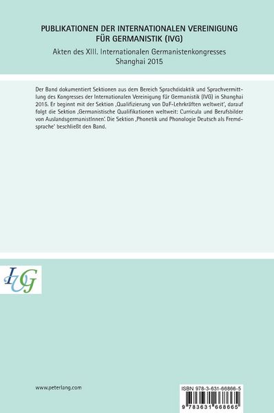 Produktbild: Akten des XIII. Internationalen Germanistenkongresses Shanghai 2015 &ndash; Germanistik zwischen Tradition und Innovation