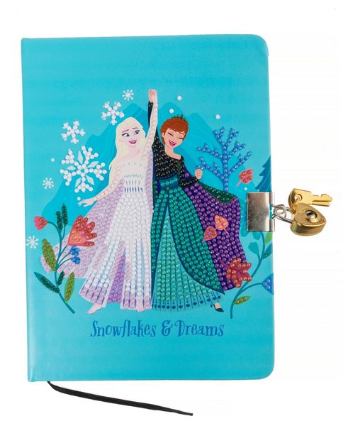 Produktbild: Craft Buddy CASD-32DNY013 - Crystal Art Secret Diary, Disney, Frozen, Elsa & Anna, Tagebuch, Diamond Painting