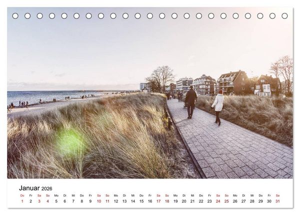 Produktbild: Schleswig-Holstein in 365 Farben (Tischkalender 2026 DIN A5 quer), CALVENDO Monatskalender