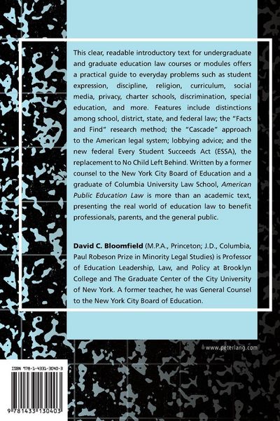 Produktbild: American Public Education Law Primer