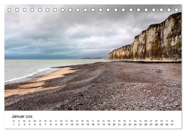 Produktbild: Normandie - Land am Meer (Tischkalender 2026 DIN A5 quer), CALVENDO Monatskalender