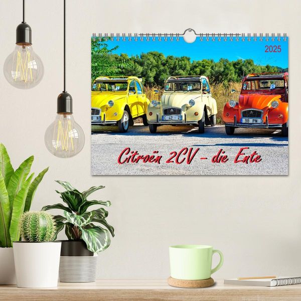 Produktbild: Citro&euml;n 2CV - die Ente (Wandkalender 2025 DIN A4 quer), CALVENDO Monatskalender