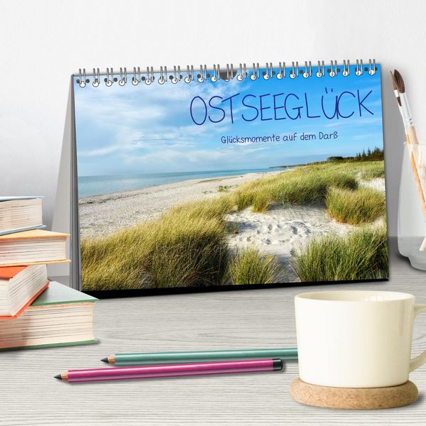 Produktbild: OSTSEEGL&Uuml;CK - Gl&uuml;cksmomente auf dem Dar&szlig; (Tischkalender 2026 DIN A5 quer), CALVENDO Monatskalender