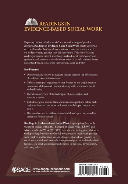 Produktbild: Readings in Evidence-Based Social Work