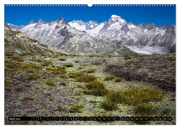 Produktbild: Schweizer Alpen. Natur und Landschaften (hochwertiger Premium Wandkalender 2026 DIN A2 quer), Kunstdruck in Hochglanz