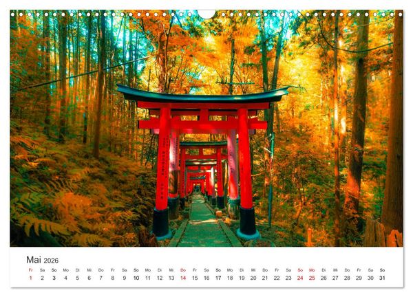 Produktbild: Japan - Land der Kontraste (Wandkalender 2026 DIN A3 quer), CALVENDO Monatskalender