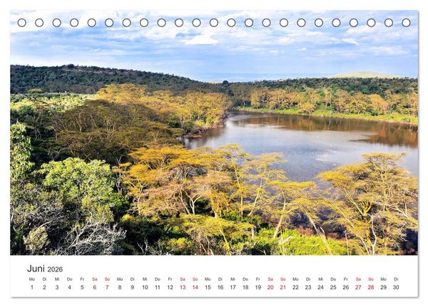 Produktbild: Kenia - Ein Land wie Afrika (Tischkalender 2026 DIN A5 quer), CALVENDO Monatskalender