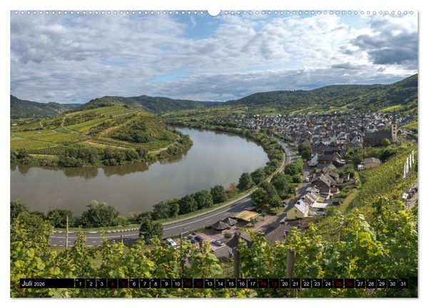 Produktbild: Die Mosel zwischen Bremm und Koblenz (Wandkalender 2026 DIN A2 quer), CALVENDO Monatskalender