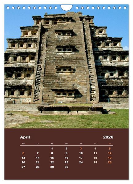 Produktbild: Klassisches Mexiko (Wandkalender 2026 DIN A4 hoch), CALVENDO Monatskalender