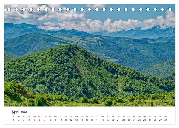 Produktbild: Albanien. Eine Entdeckungsreise. (Tischkalender 2026 DIN A5 quer), CALVENDO Monatskalender