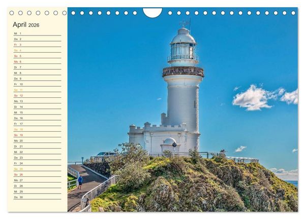 Produktbild: Leuchtt&uuml;rme - maritime Wegweiser weltweit (Wandkalender 2026 DIN A4 quer), CALVENDO Monatskalender