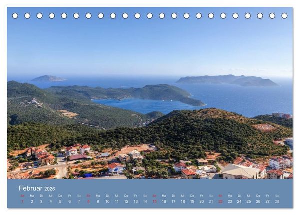 Produktbild: Lykien - T&uuml;rkei, eine Reise zu den Sch&auml;tzen der Vergangenheit (Tischkalender 2026 DIN A5 quer), CALVENDO Monatskalender