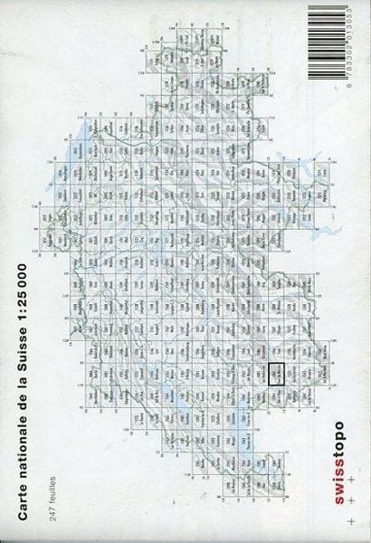 Produktbild: Swisstopo 1 : 25 000 Dent de Morcles