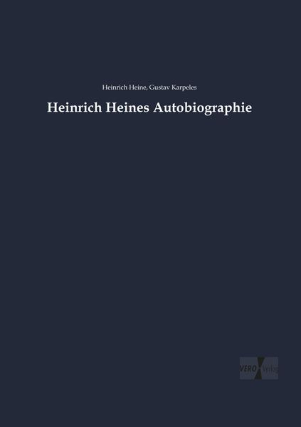 Produktbild: Heinrich Heines Autobiographie