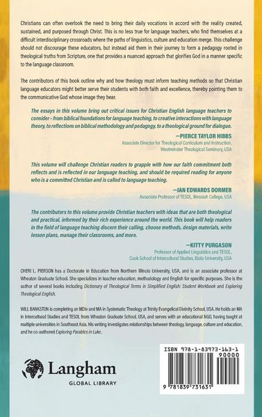 Produktbild: Thinking Theologically about Language Teaching