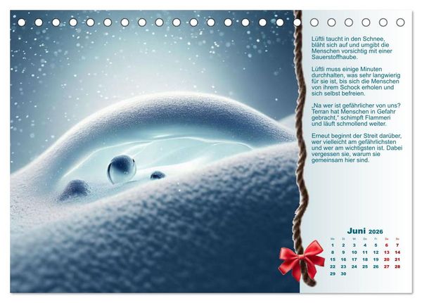 Produktbild: Missgeschick und Gl&uuml;ck (Tischkalender 2026 DIN A5 quer), CALVENDO Monatskalender