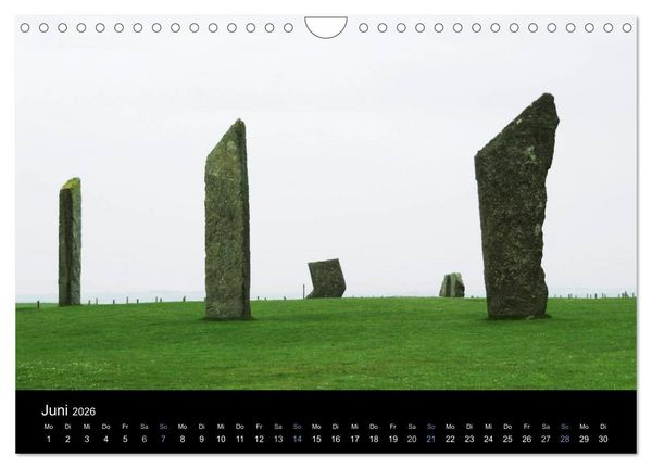 Produktbild: Steinkreise Gro&szlig;britanniens (Wandkalender 2026 DIN A4 quer), CALVENDO Monatskalender