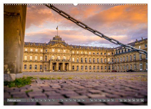 Produktbild: Historisches Stuttgart 2026 (Wandkalender 2026 DIN A2 quer), CALVENDO Monatskalender