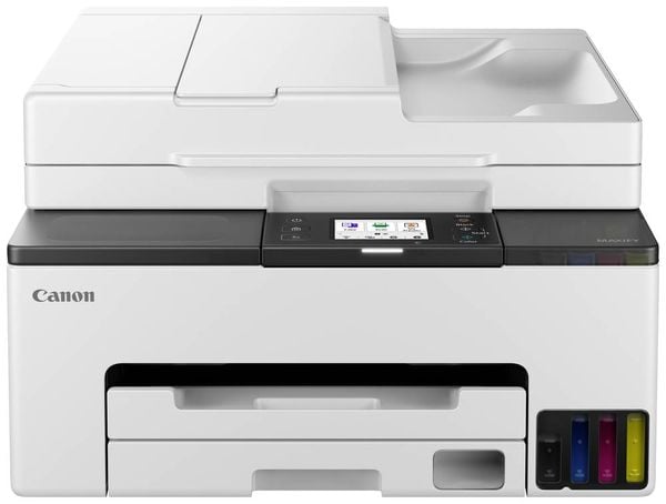 Canon MAXIFY GX2050 Multifunktionsdrucker Tintenstrahl Farbe A4 Drucker, Scanner, Kopierer, Fax ADF, Duplex, LAN, USB, W