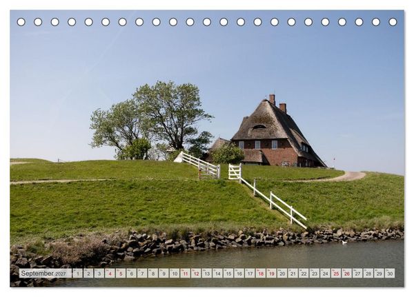 Produktbild: Wundersch&ouml;ne Hallig Hooge (Tischkalender 2027 DIN A5 quer), CALVENDO Monatskalender
