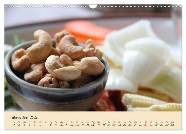 Produktbild: La cuisine Tha&iuml; (Calendrier mural 2026 DIN A3 vertical), CALVENDO calendrier mensuel