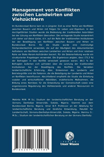 Produktbild: Management von Konflikten zwischen Landwirten und Viehz&uuml;chtern