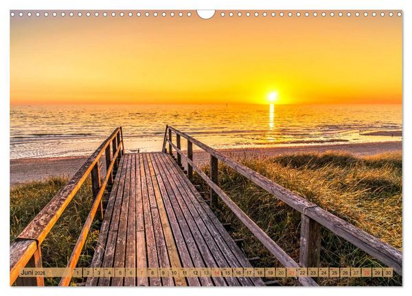 Produktbild: Strandlust Nordsee-Liebe (Wandkalender 2026 DIN A3 quer), CALVENDO Monatskalender