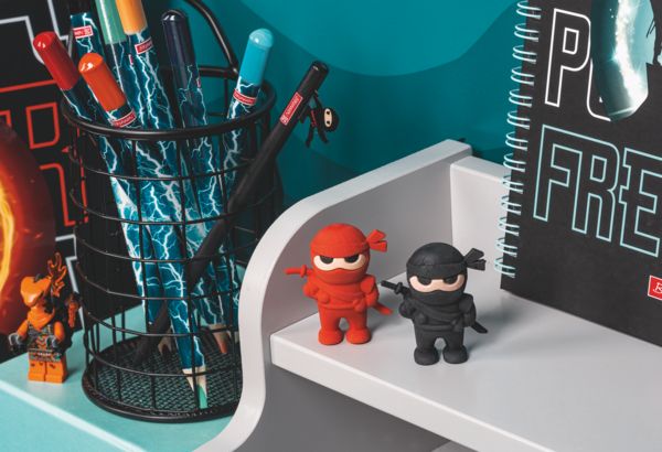 Produktbild: Brunnen Bleistift Ninja Power &brvbar; HB, rund, schwarz