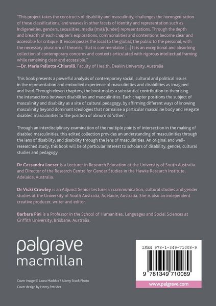 Produktbild: Disability and Masculinities