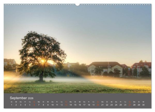 Produktbild: Leipzig - Parks und Landschaften (hochwertiger Premium Wandkalender 2026 DIN A2 quer), Kunstdruck in Hochglanz