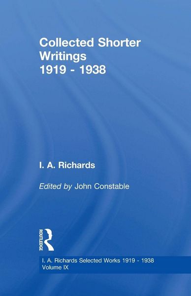 Produktbild: Collected Shorter Writings V9