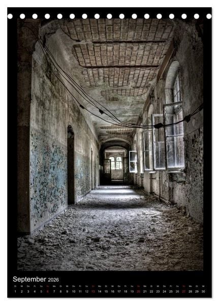 Produktbild: Lost Places Vergessene Orte (Tischkalender 2026 DIN A5 hoch), CALVENDO Monatskalender