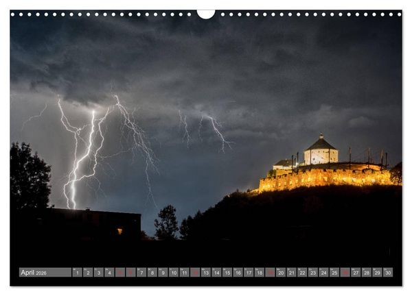 Produktbild: Blitz & Donner (Wandkalender 2026 DIN A3 quer), CALVENDO Monatskalender