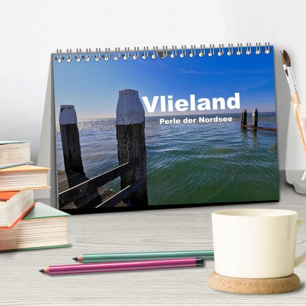 Produktbild: Vlieland Perle an der Nordsee (Tischkalender 2026 DIN A5 quer), CALVENDO Monatskalender