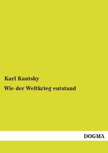 Produktbild: Wie der Weltkrieg entstand
